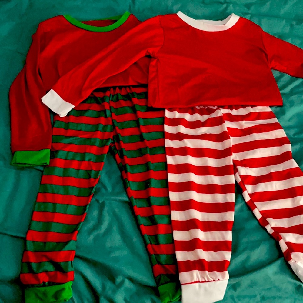 NWOT Christmas PJ Set 2T Lot